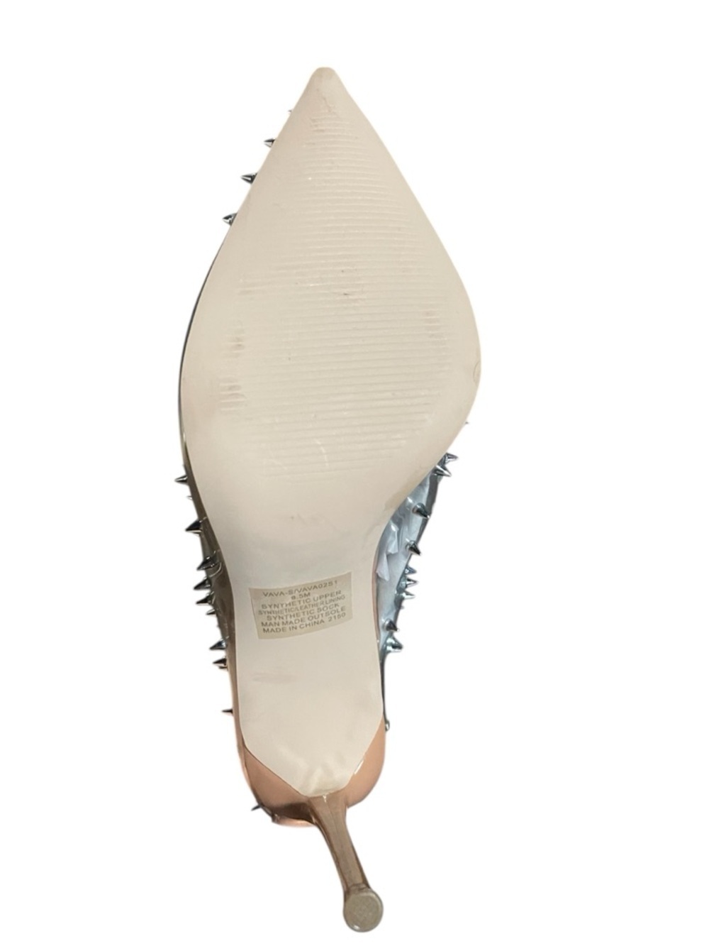 Steve Madden Vava Studded Pointed Toe Clear Boot - Picture 5 of 5